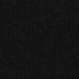 Polyester Cotton Stretch Rib Knit Fabric, 372 gsm — Black — photo 3