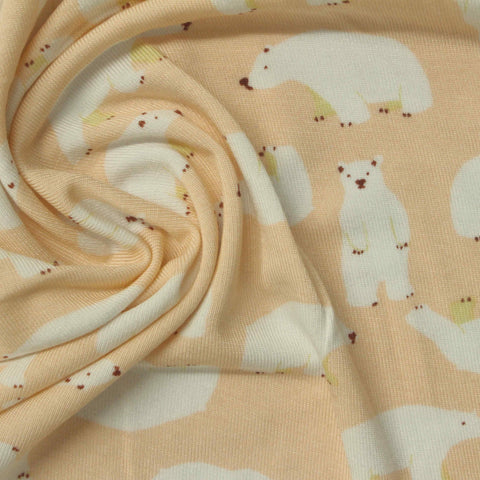 White Bears Jersey Knit, Modal