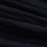 Black Tone-on-Tone Floral Jacquard, Viscose — photo 3