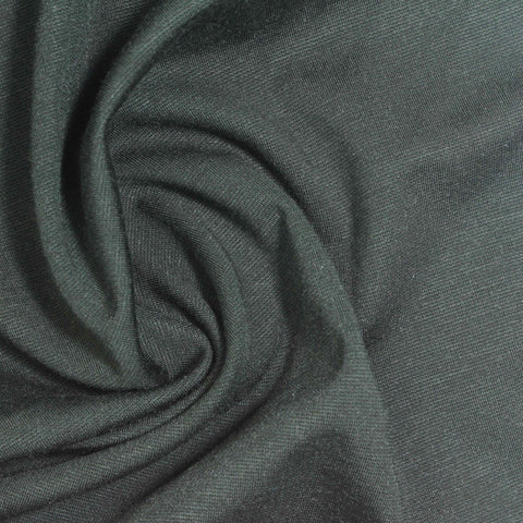 Grey Heather Ponte Knit, Viscose-Nylon, 220 gsm