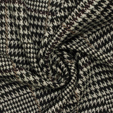 Black Houndstooth Knit, Poly-Viscose — photo 3