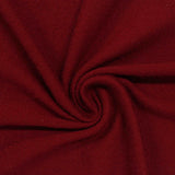 Brushed Polyester Stretch Chunky Knit Fabric, 195 gsm, 143 cm — Red — photo 3