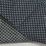 Jacquard 100% Cotton Poplin Fabric, 112 gsm, 145 cm — Navy — photo 3