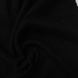 Polyester Viscose Chunky Knit Fabric, 164 gsm, 170 cm — Black — photo 3