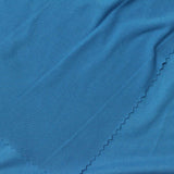 Polyester Stretch Milk Silk Knit Fabric, 175 gsm, 165 cm — Blue — photo 3