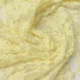 Light Yellow Floral Lace, Nylon — photo 3