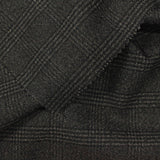 Dark Grey Plaid Woven, Poly-Viscose — photo 3