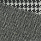 Black Houndstooth Jacquard, Polyester — photo 3