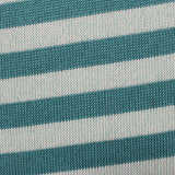 Teal Horizontal-Stripe Rib Knit, Poly-Viscose — photo 3