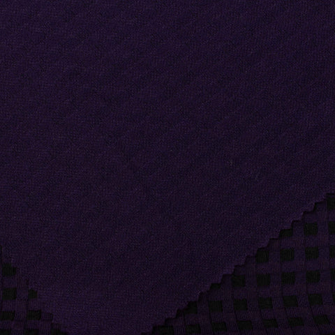 Purple Squares Jacquard, Polyester