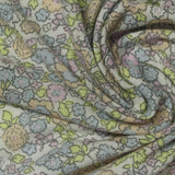 Pink Floral Jersey Knit, Poly-Viscose — photo 3