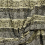 Grey Plaid Rib Knit, Poly-Viscose — photo 3