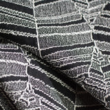 Black Vertical-Band Jacquard, Poly-Cotton — photo 3