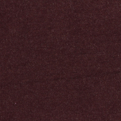 Brown Marl Rib Knit, Cotton-Poly