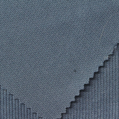 Blue Marl Knit, Poly-Viscose, 220 gsm