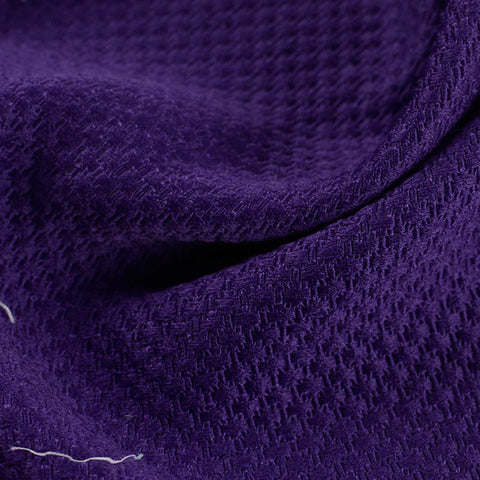 Purple Tone-on-Tone Jacquard, Cotton-Poly