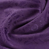 Purple Floral Jacquard, Poly-Cotton — photo 3
