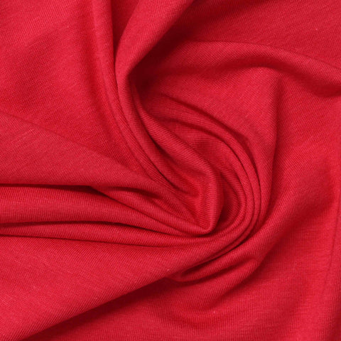 Jersey Knit Fabric, 180 gsm, 170 cm — Red