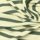 Cream Horizontal-Stripe Knit, Viscose — photo 3