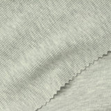 Light Grey Marl Rib Knit, Poly-Cotton — photo 3