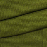 Polyester Stretch Rib Knit Fabric, 238 gsm, 128 cm — Green — photo 3