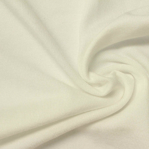 Polyester Stretch Chunky Knit Fabric, 280 gsm, 165 cm — Beige