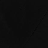 Polyester Stretch Milk Silk Knit Fabric, 150 gsm, 160 cm — Black — photo 3