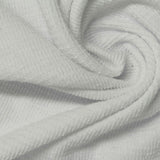 Polyester Cotton Chunky Knit Fabric, 210 gsm, 155 cm — Grey — photo 3
