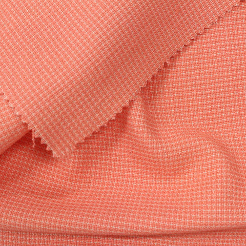 Jacquard 100% Polyester Woven Fabric, 203 gsm, 150 cm — Red