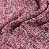 Pink Textured Chunky Knit, Polyester — photo 3