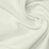 100% Cotton Rib Knit Fabric, 160 gsm, 168 cm — White — photo 3