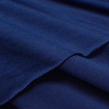 Viscose Stretch Jersey Knit Fabric, 210 gsm, 65 cm — Navy — photo 3