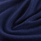 Polyester Stretch Rib Knit Fabric, 250 gsm — Navy — photo 3