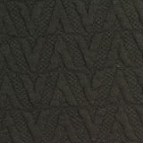 Dark Olive Wavy-Chevron Jacquard, Polyester — photo 3