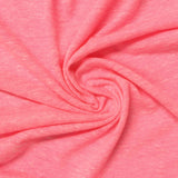 Pink Marl Jersey Knit, Poly-Cotton — photo 3