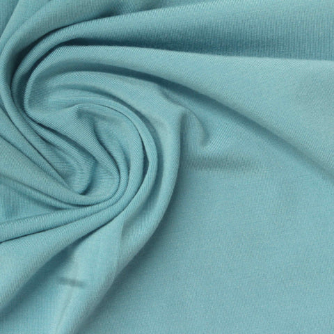 Modal Stretch Jersey Knit Fabric, 200 gsm, 160 cm — Blue