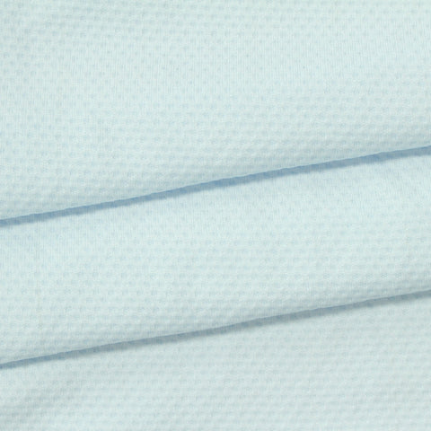 100% Polyester Interlock Knit Fabric, 155 gsm — Blue