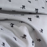 Black Cat Poplin, Cotton — photo 3