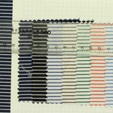 Navy Horizontal-Stripe Poplin, Cotton — photo 3