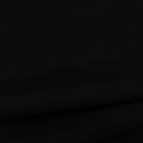 Viscose Nylon Stretch Ponte Knit Fabric, 342 gsm, 155 cm — Black — photo 3