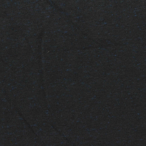 Dark Grey Flecks Jersey Knit, Poly-Cotton