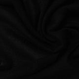 100% Polyester Chunky Knit Fabric, 149 gsm, 160 cm — Black — photo 3