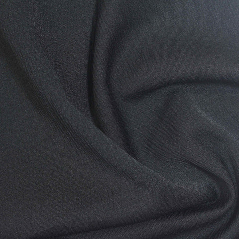 Black Textured Crepe, Nylon