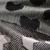 Black Heart Interlock Knit, Polyester — photo 3