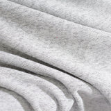 Light Grey Marl French Terry, Polyester — photo 3