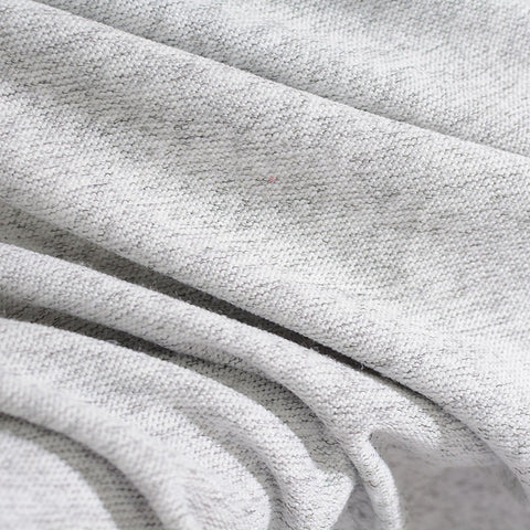 Light Grey Marl French Terry, Polyester, 271 gsm