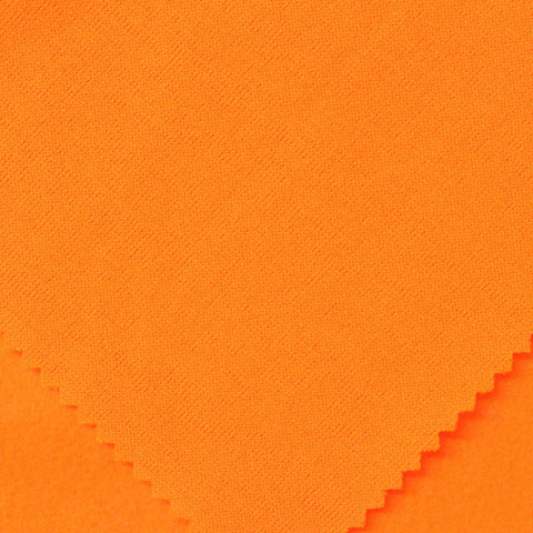 100% Polyester Bouclé Fabric, 215 gsm, 155 cm — Orange