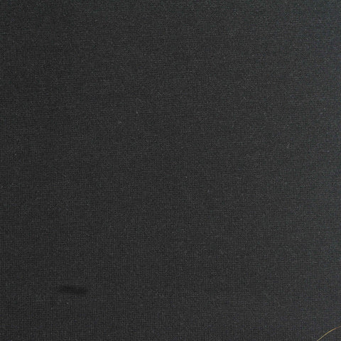 Viscose Nylon Stretch Ponte Knit Fabric, 290 gsm, 160 cm — Black, ref EF-265581