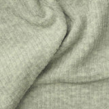 Heather Polyester Cotton French Terry Fabric, 320 gsm, 180 cm — Grey — photo 3