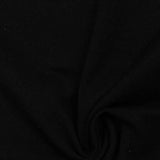 Polyester Cotton Jersey Knit Fabric, 200 gsm, 155 cm — Black — photo 3